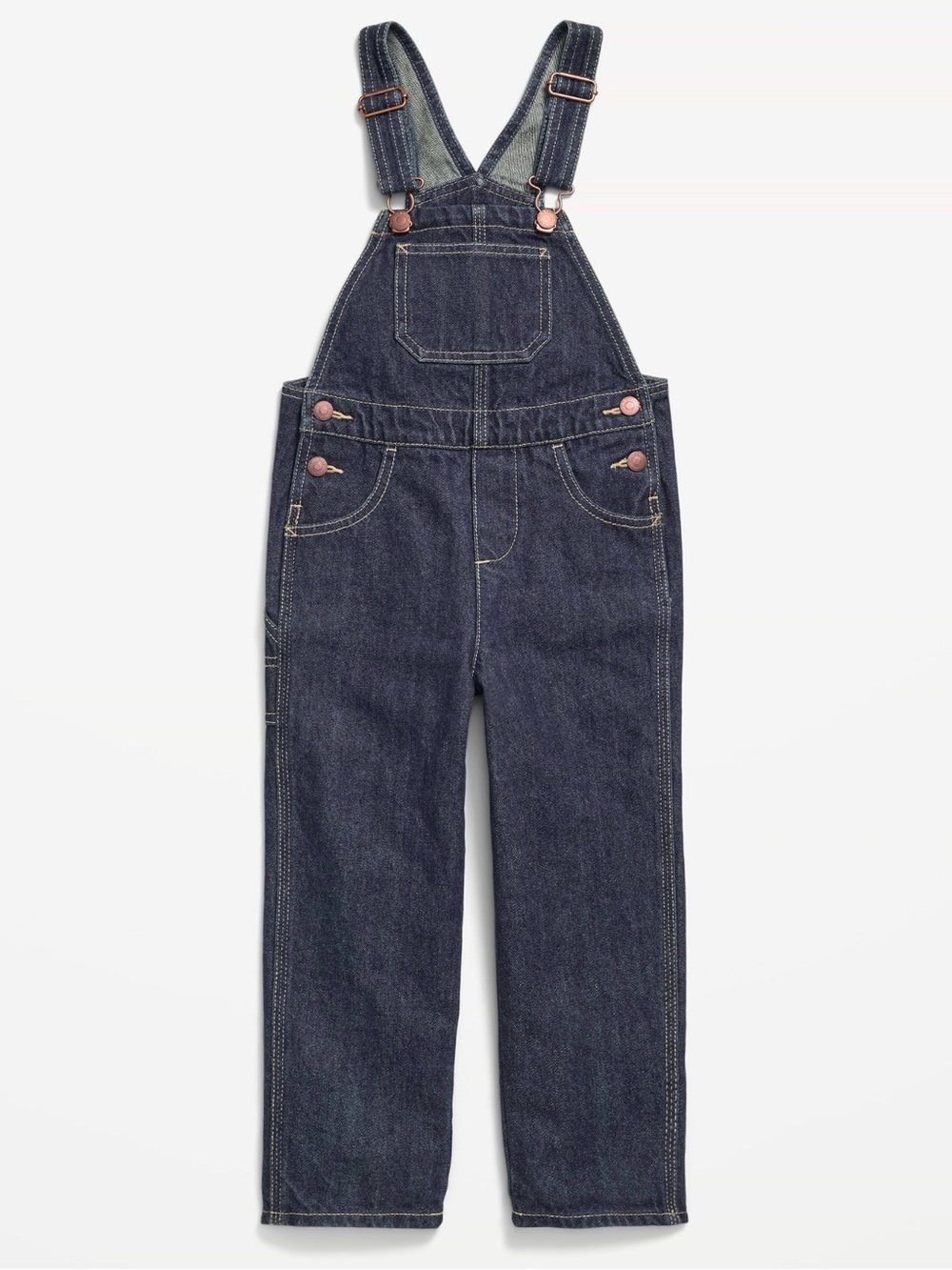 Old Navy Women Dark Wash Denim Overalls